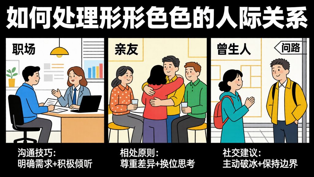 图片[1]-搞定所有人际关系！《如何处理形形色色的人际关系》实用指南来了-成长中的独角兽